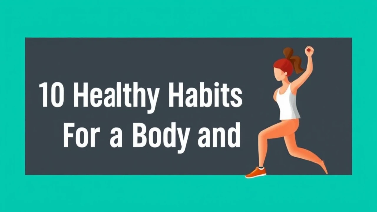 Important 10 Healthy Habits for a Fit Body and Mind