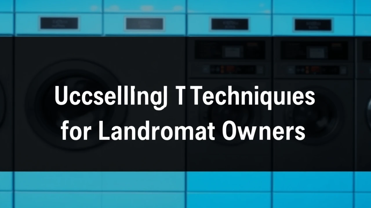 Increasing Income: Successful Upselling Techniques for Laundromat Owners