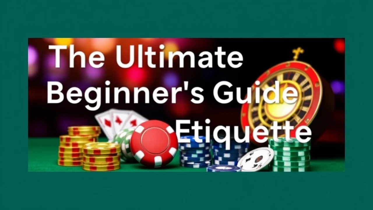 The Ultimate Beginner's Guide to Casino Etiquette for Newcomers