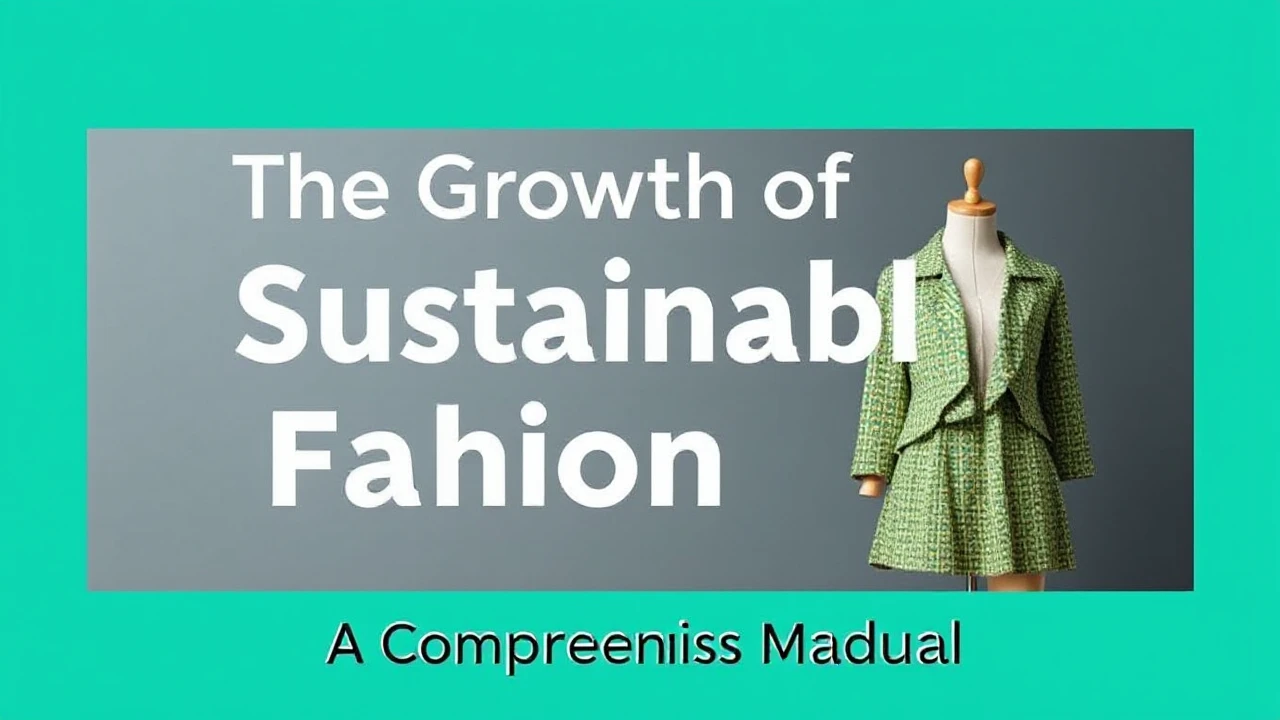 The Growth of Sustainable Fashion: A Comprehensive Manual