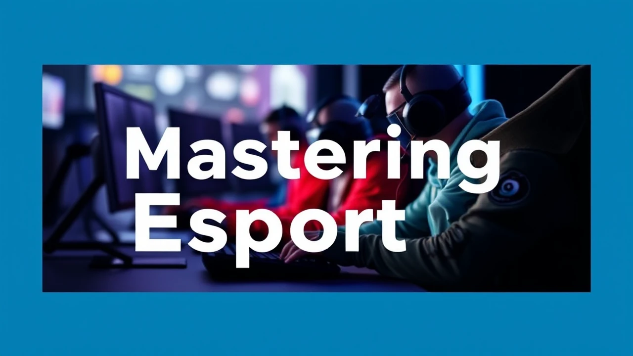 Mastering Esports: A Beginner's Guide to Competitive Gaming
