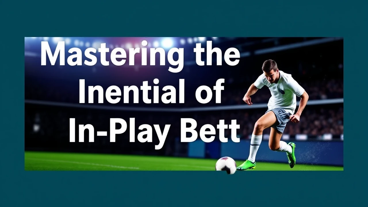 Mastering the Potential of In-Play Betting: Strategies for Live Sports Enthusiasts