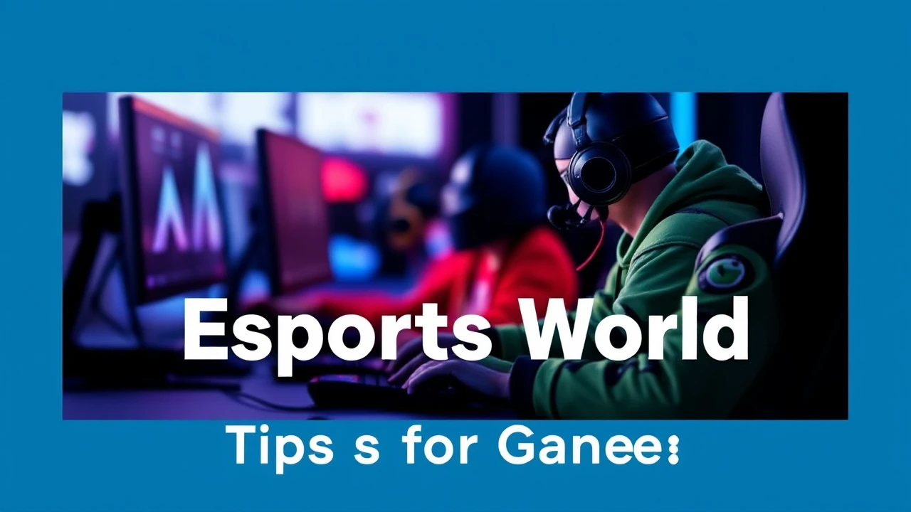 Entering the Esports World: Tips for Gamers