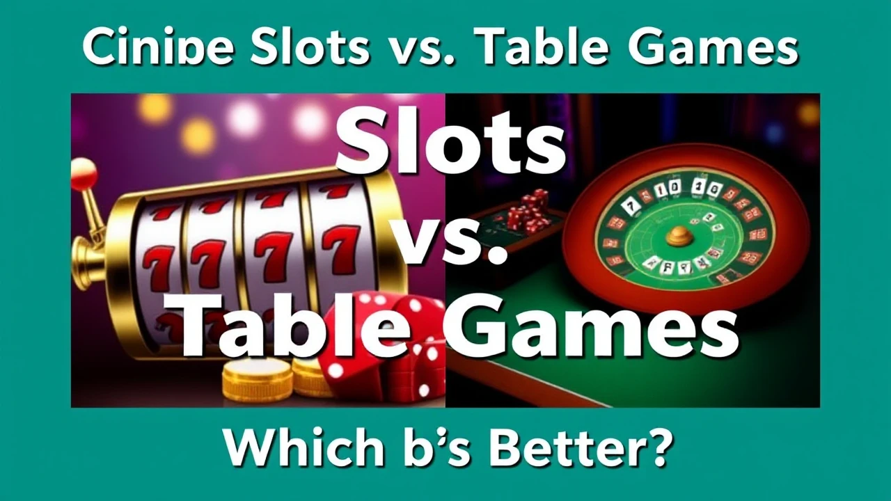 Casino Slots vs. Table Games: Which is Better?