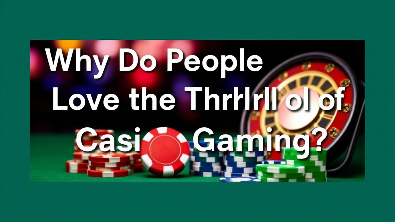 Why Do People Love the Thrill of Casino Gaming?