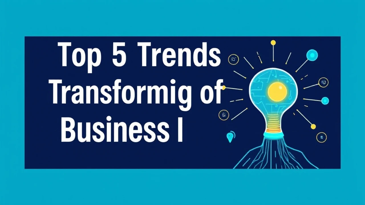 Exploring the Top 5 Trends Transforming the Future of Business Innovation
