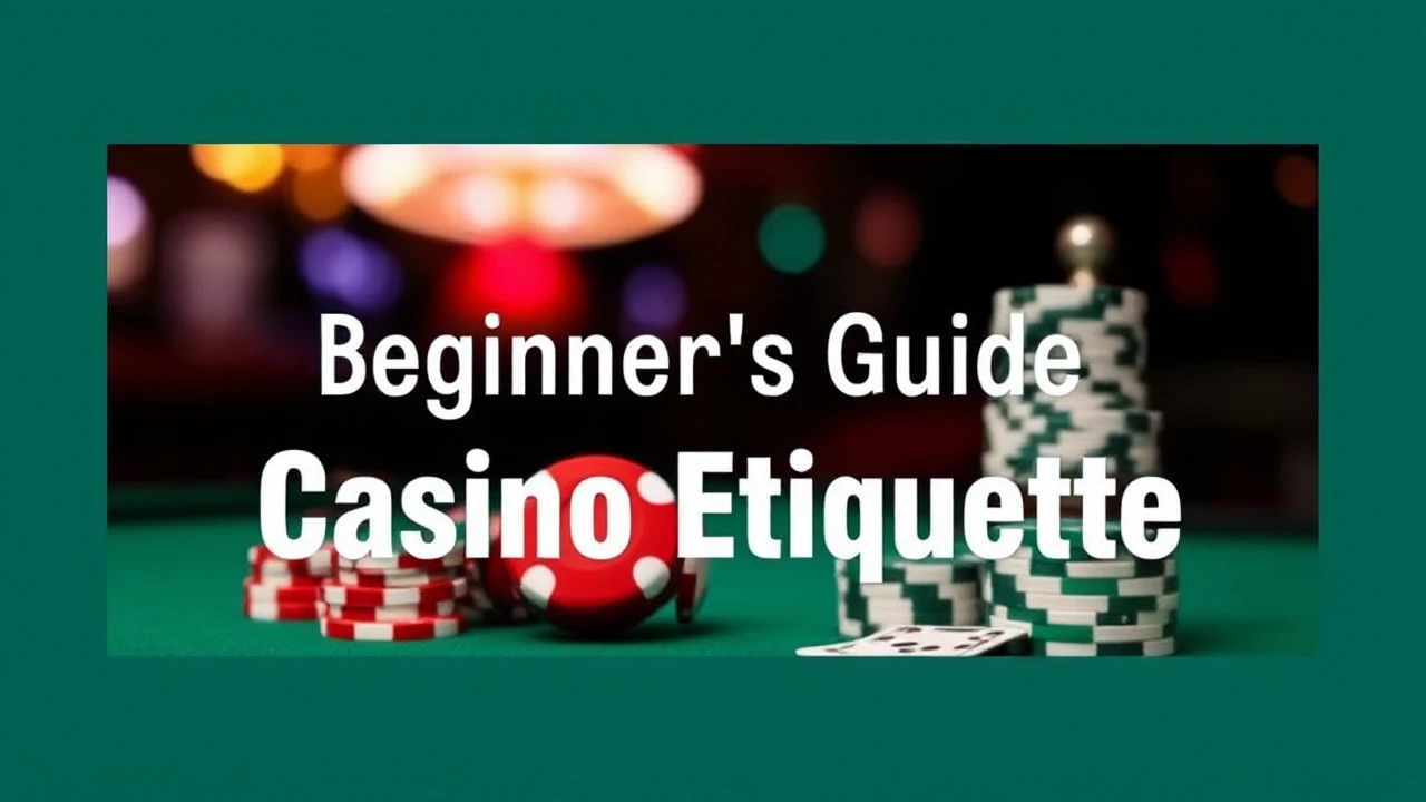 A Beginner's Guide Casino Etiquette: Proper Behavior for Every Player