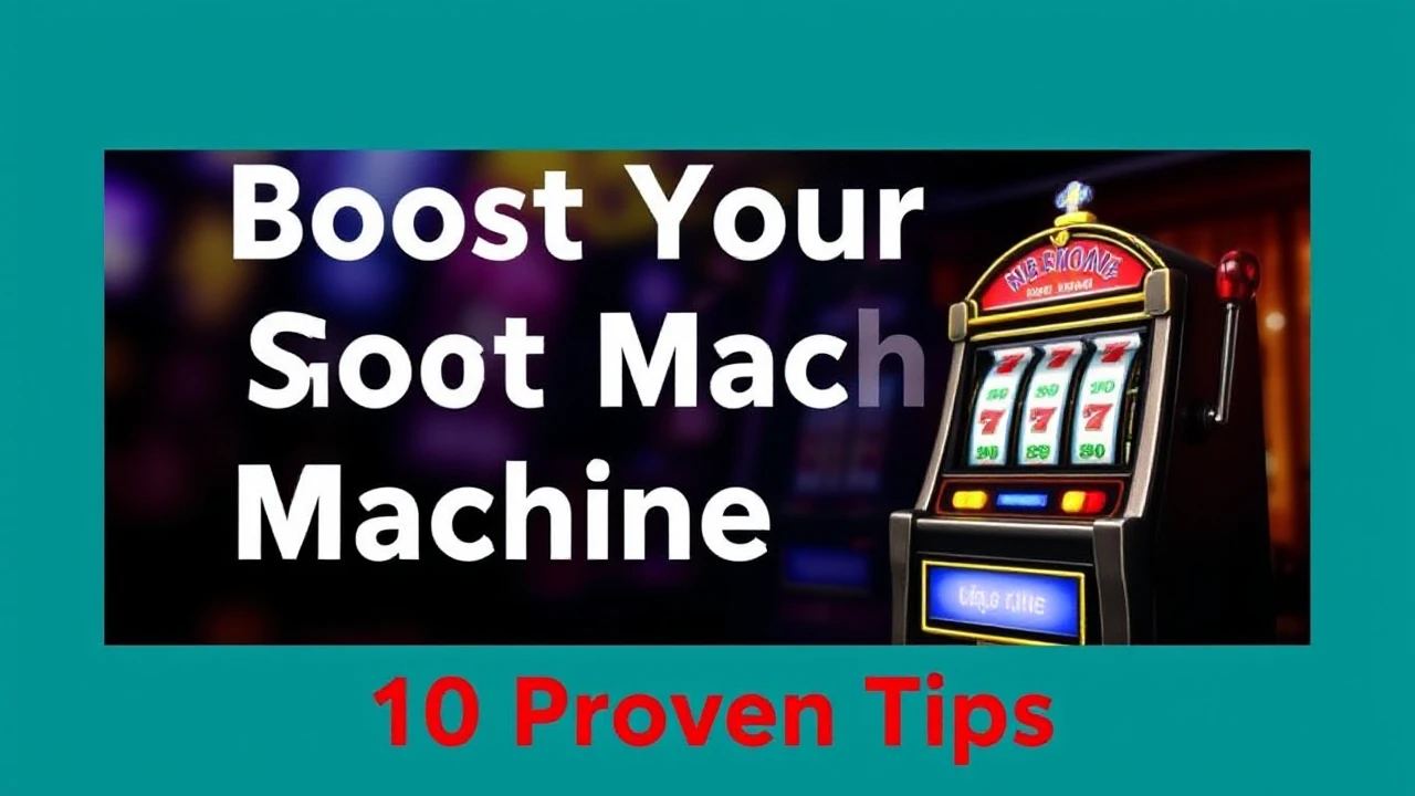 Boost Your Slot Machine Winnings: 10 Proven Tips