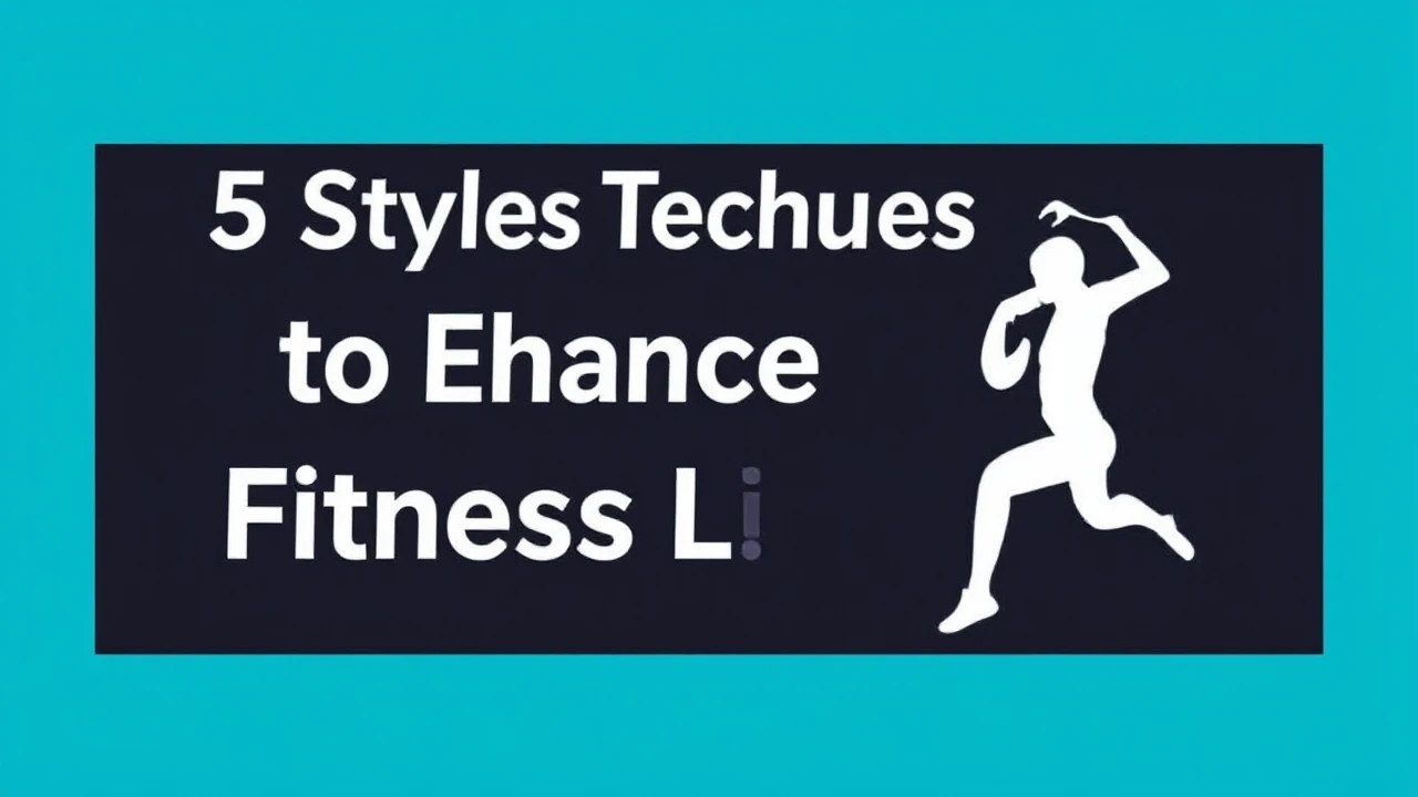 5 Stylish Techniques to Enhance Your Fitness Lifestyle