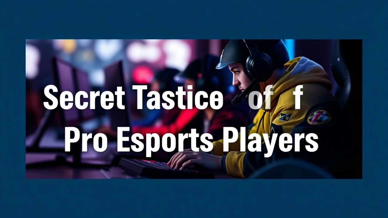Revealing the Secret Tactics of Pro Esports Players