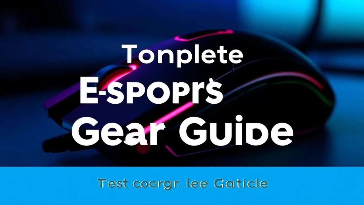 The Complete Esports Gear Guide: Must-Have Equipment for Serious Gamers
