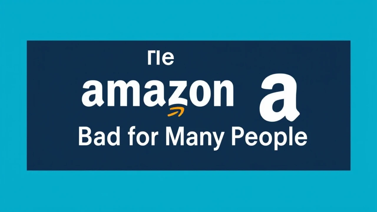 The Amazon Tax - Bad For Many People