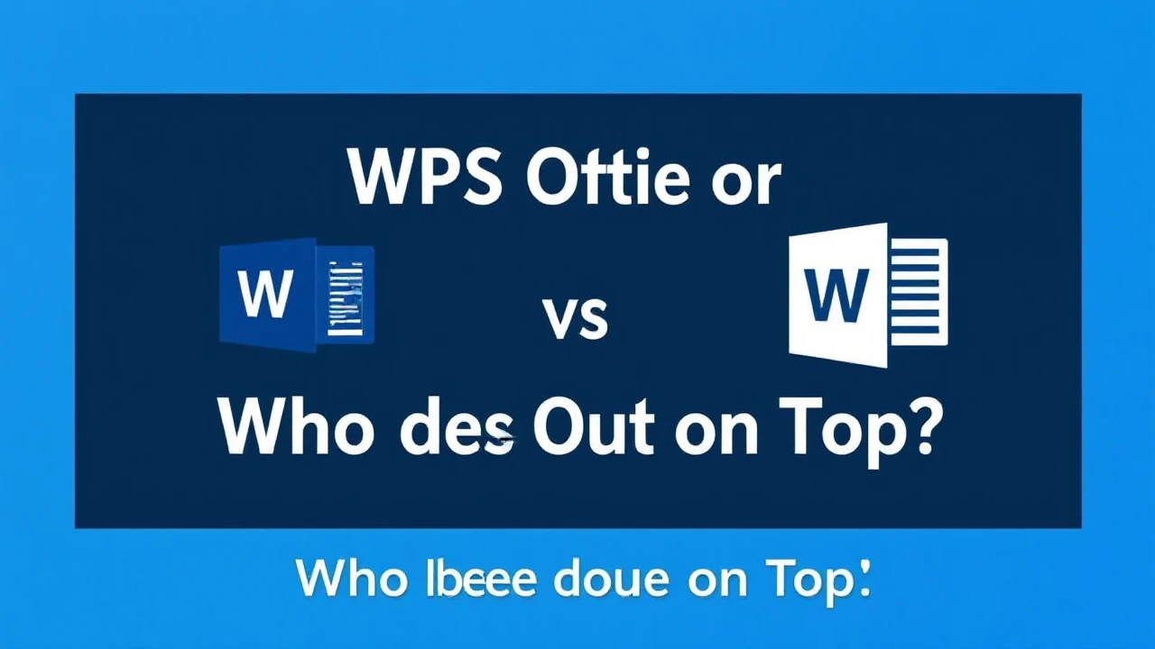 WPS Office or Microsoft Word: Who Comes Out on Top?