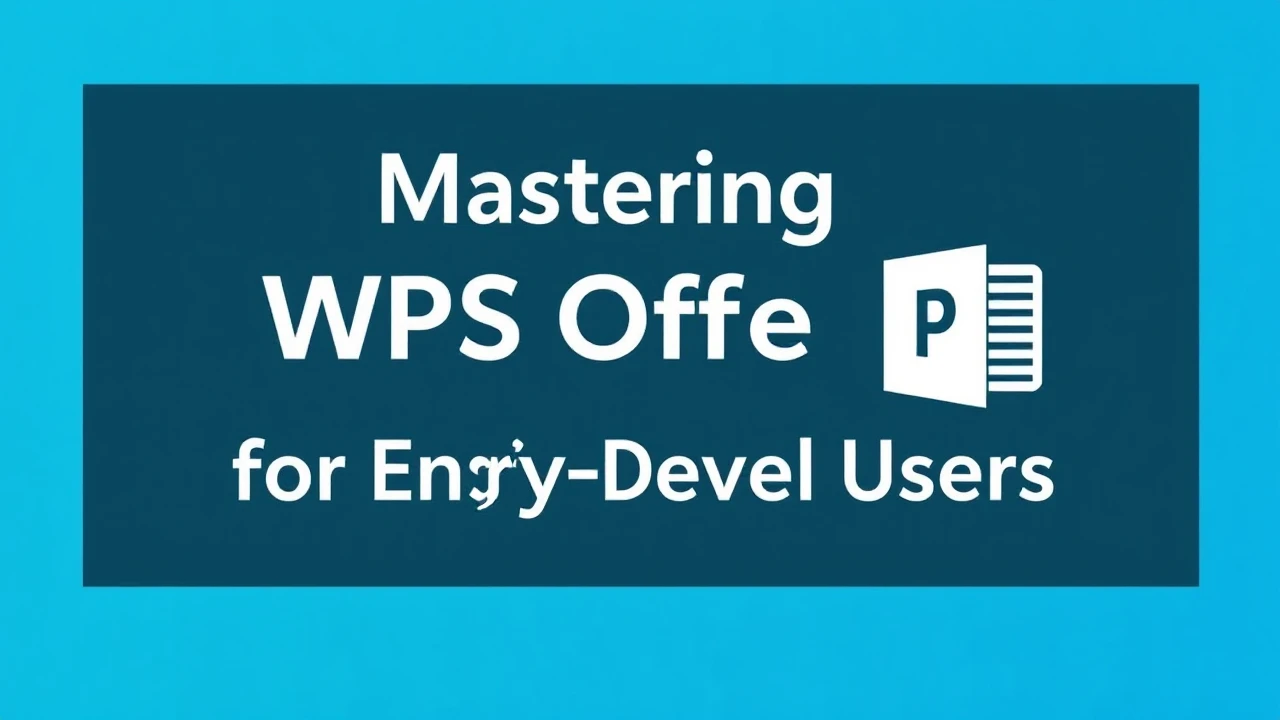 Mastering WPS Office: Indispensable Tips for Entry-Level Users