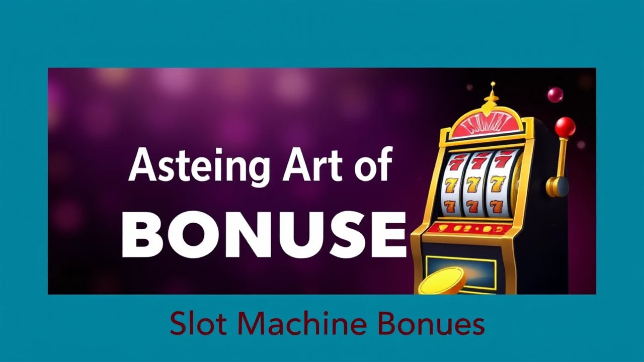 Mastering  Art of Slot Machine Bonuses