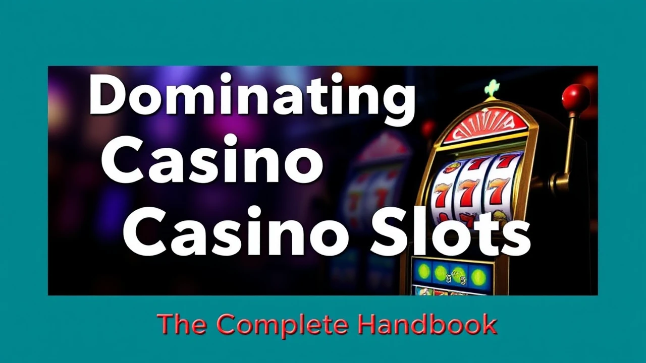 Dominating Casino Slots: The Complete Handbook