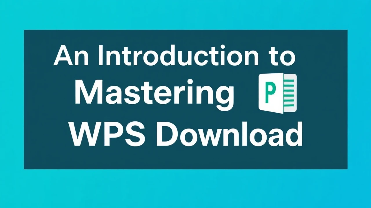 An Introduction to Mastering WPS Download