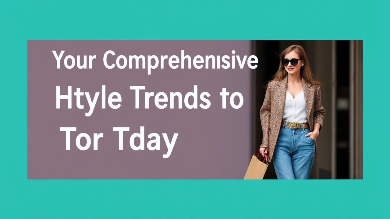 Your Comprehensive Handbook to Style Trends for Today's Woman