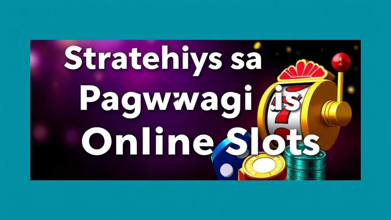 Stratehiya sa Pagwawagi sa Online Casino Slots
