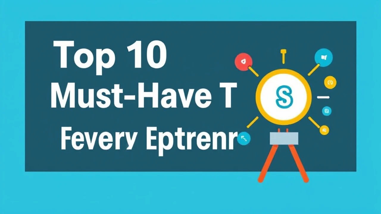 Top 10 Must-Have Tools for Every Entrepreneur