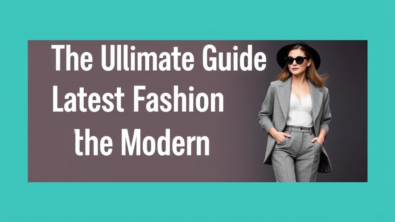 The Ultimate Guide to Latest Fashion for the Modern Woman