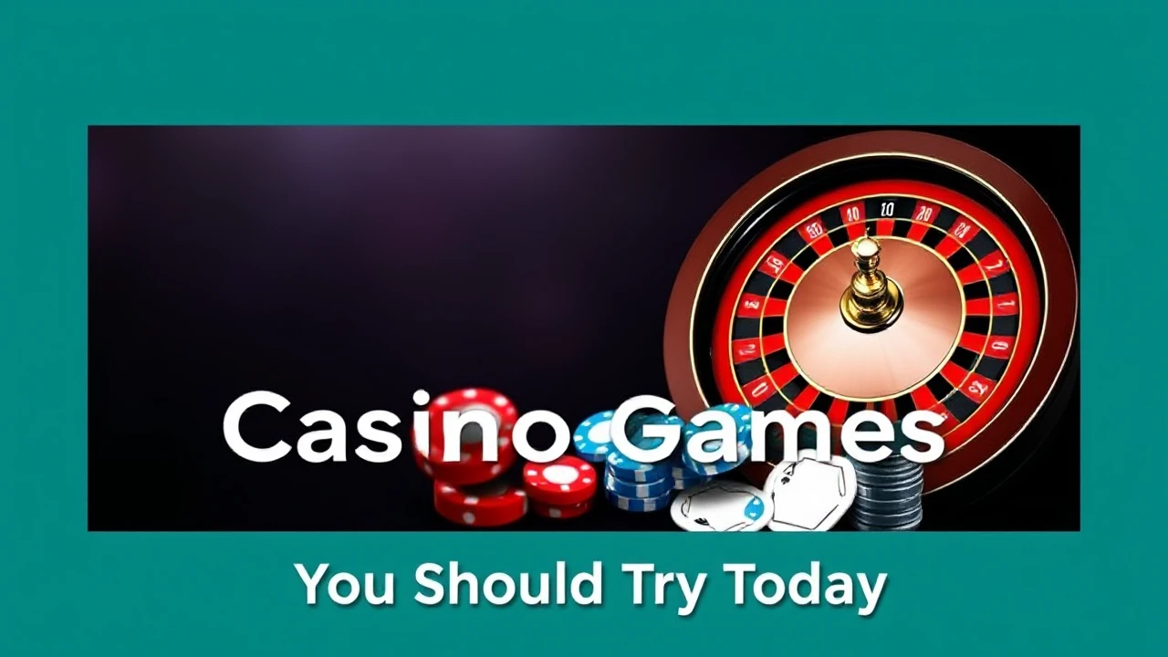 Top 10 Casino Games You Should Try Today