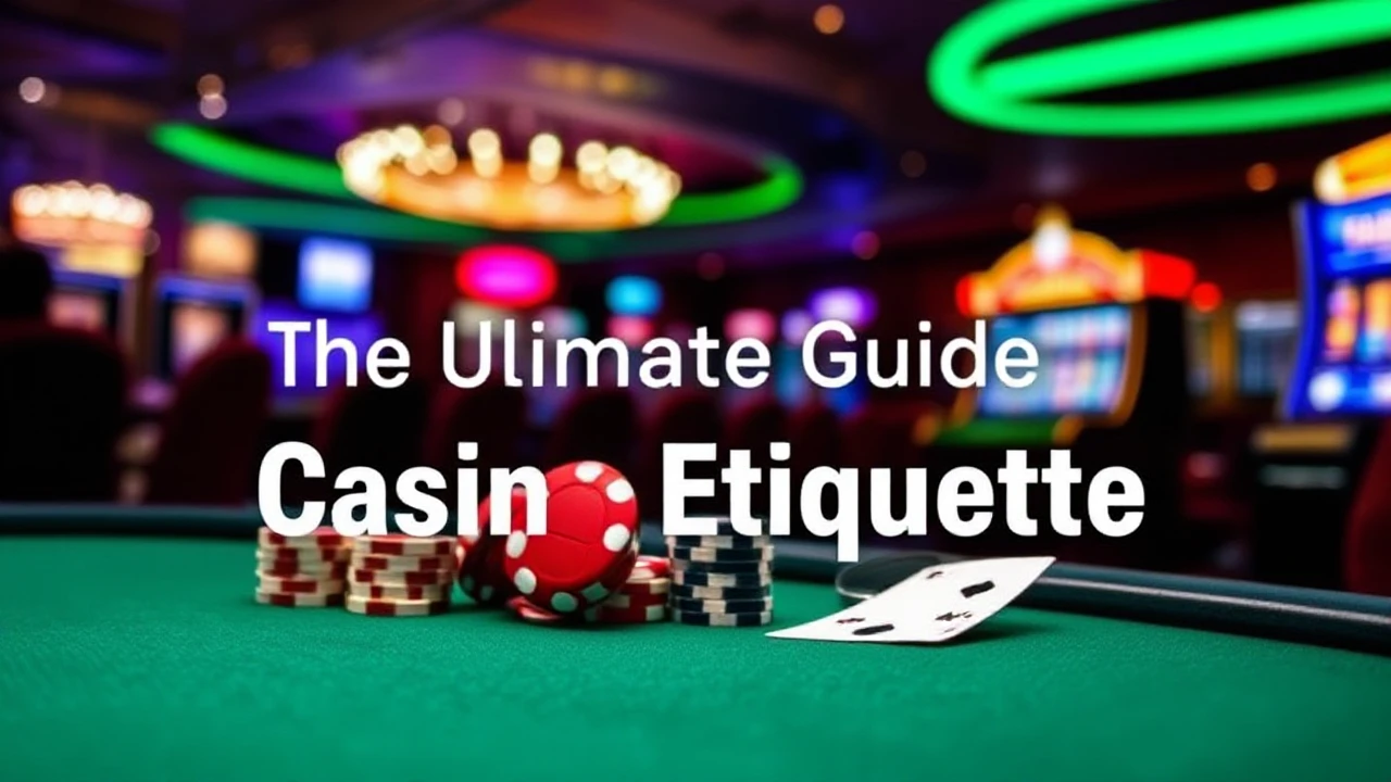 The Ultimate Guide Casino Etiquette: Dos and Don'ts to Ensure a Flawless Gaming Experience