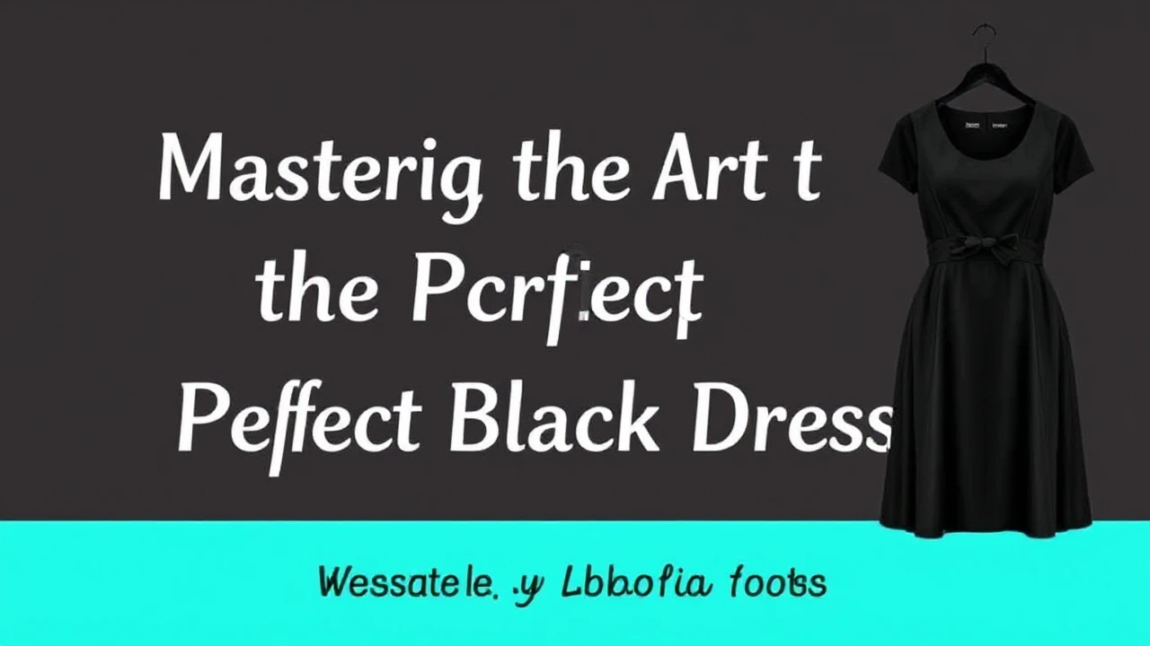Mastering the Art of Selecting the Perfect Little Black Dress