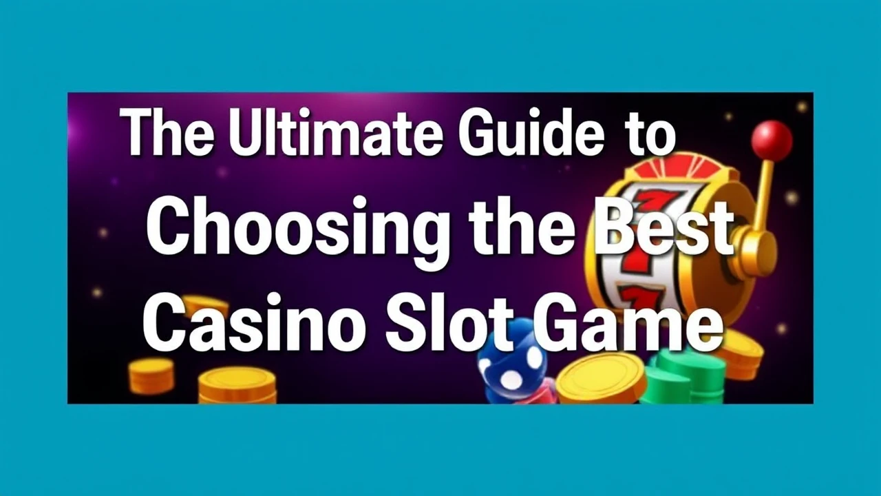 The Ultimate Guide to Choosing the Best Casino Slot Game