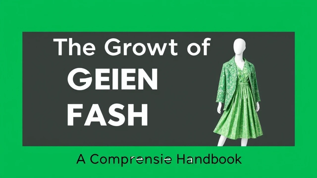 The Growth of Green Fashion: A Comprehensive Handbook