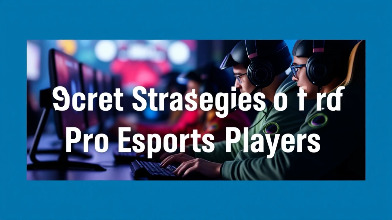 Revealing the Secret Strategies of Pro Esports Players