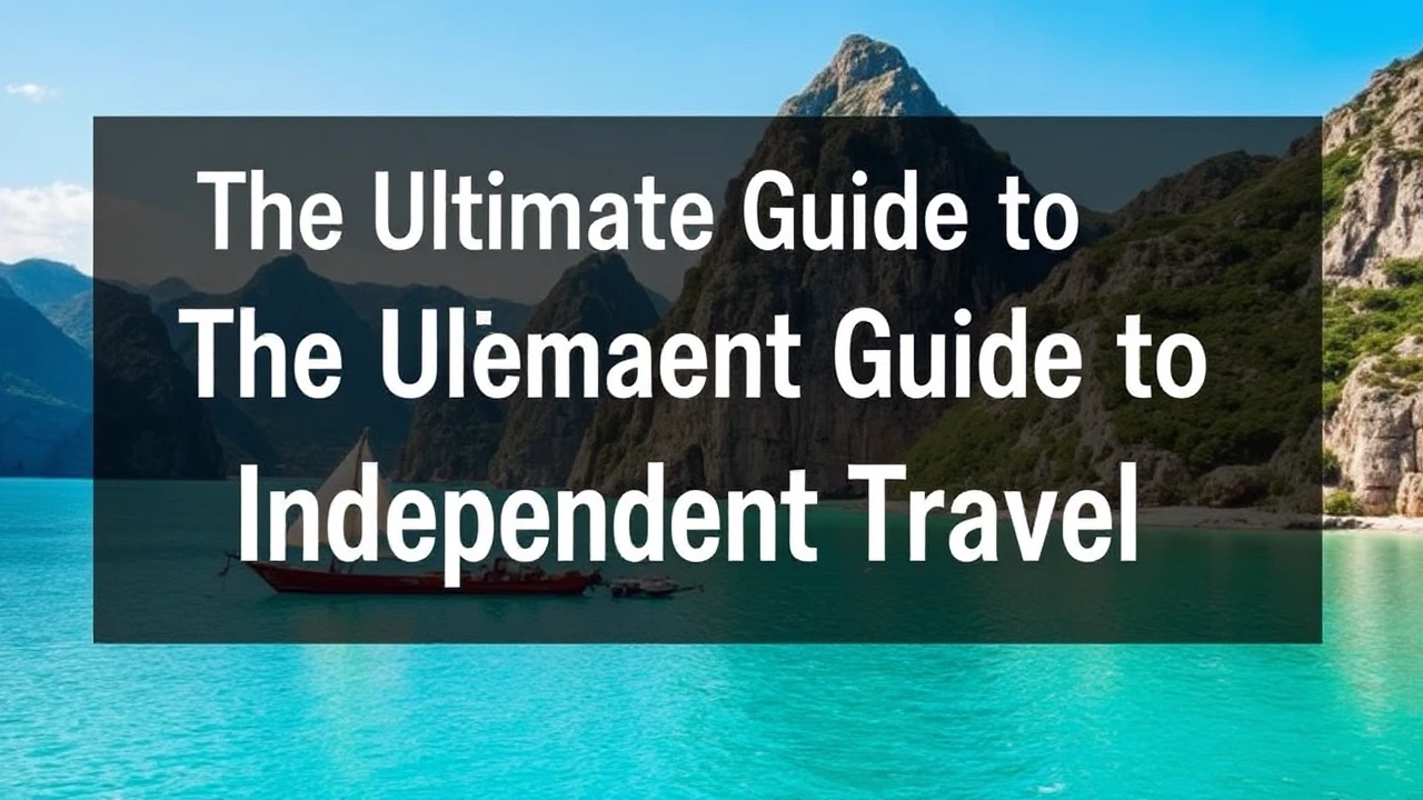 The Ultimate Guide to Independent Travel: Expert Tips for Exploring the World By Yourself