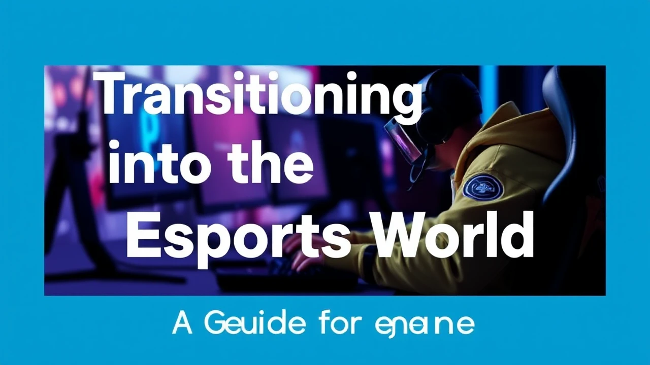 Transitioning into the Esports World: A Guide for Gamers