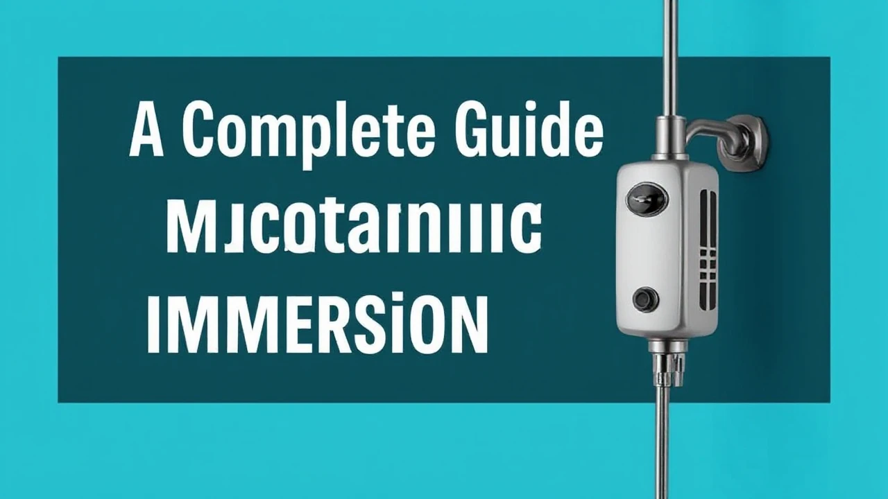 A Complete Guide to Successfully Maintaining Your Immersion Heater