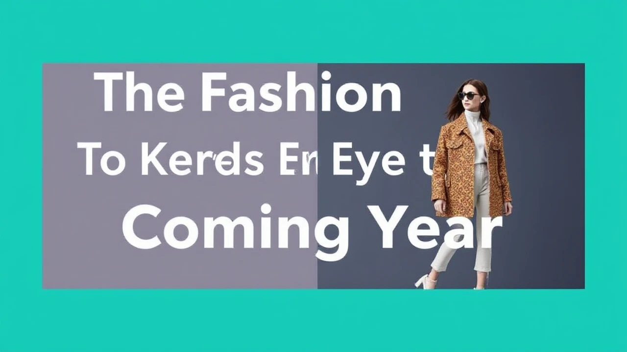The Fashion Trends to Keep an Eye on in the Coming Year