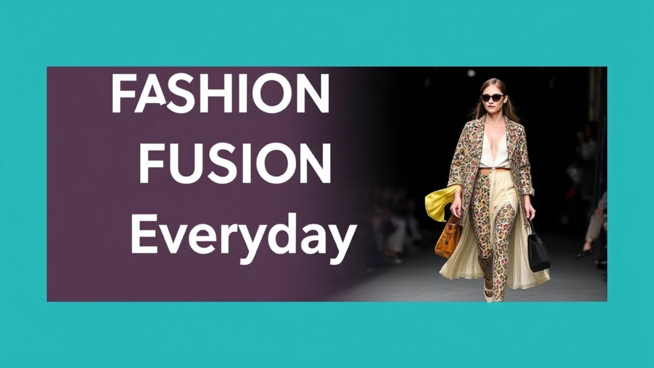 Fashion Fusion: Blending Runway with Everyday Style