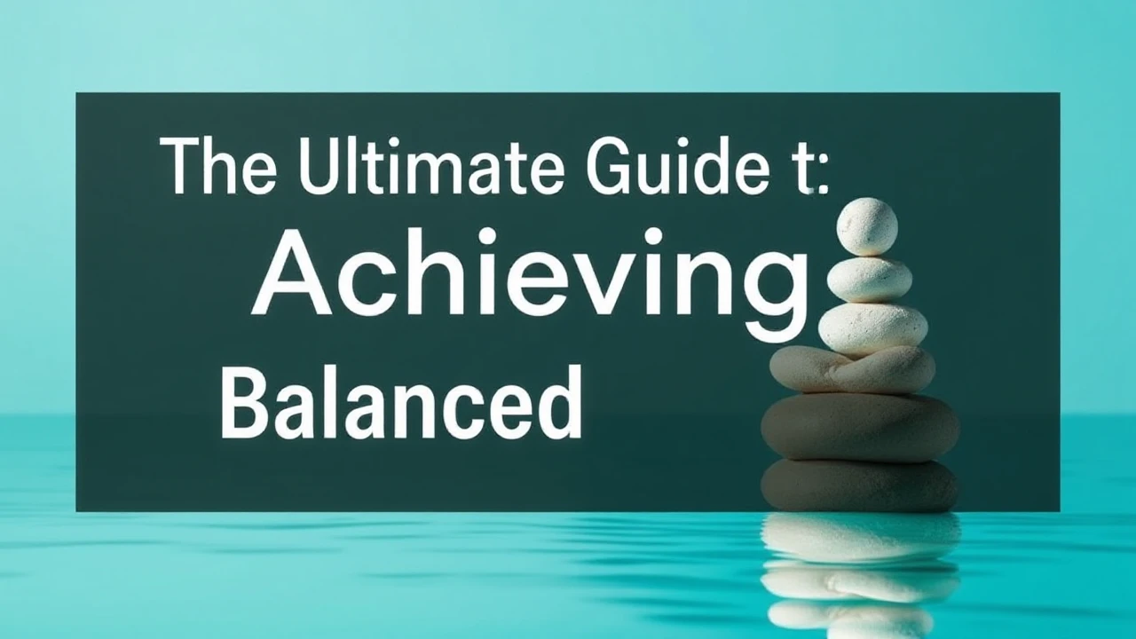 The Ultimate Guide to Achieving a Balanced Lifestyle