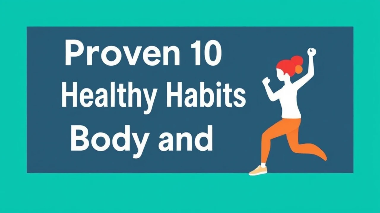 Proven 10 Healthy Habits for a Vigorous Body and Mind