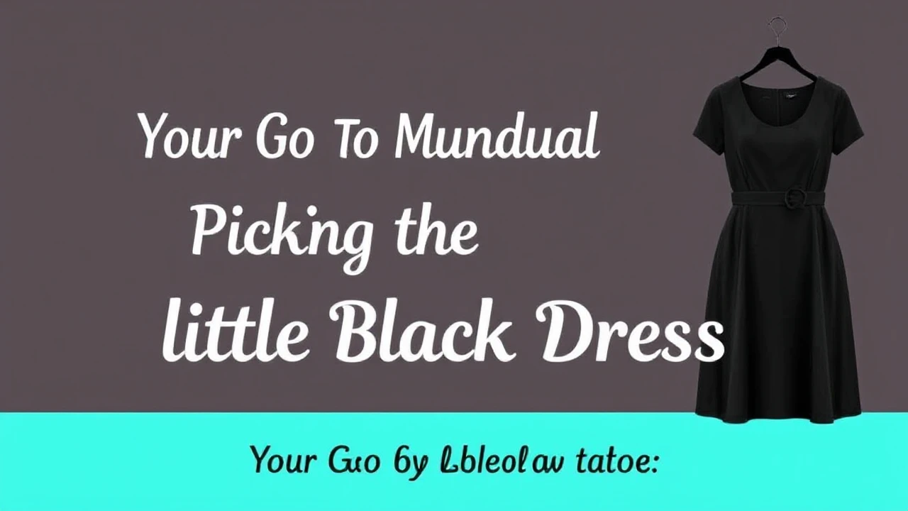 Your Go-To Manual of Picking the Ultimate Little Black Dress