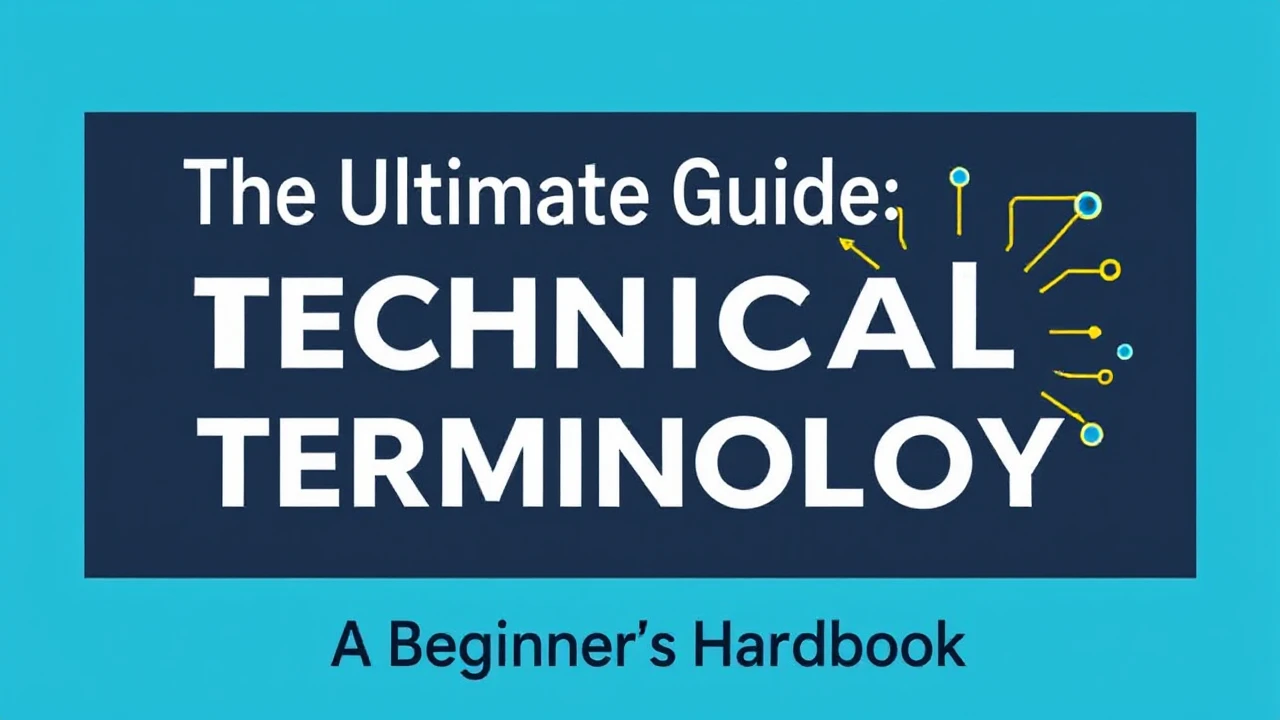 The Ultimate Guide Technical Terminology: A Beginner's Handbook
