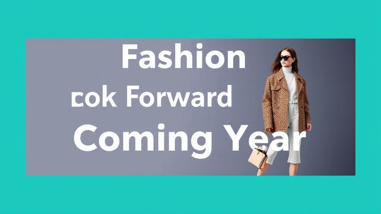 The Fashion Trends to Look Forward to in the Coming Year