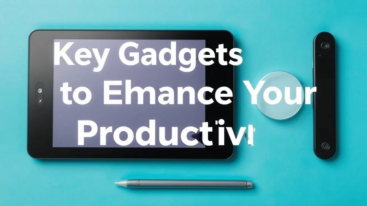 Key Gadgets to Enhance Your Productivity