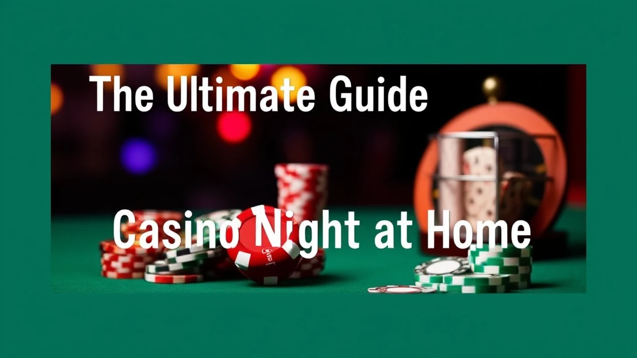 The Ultimate Guide to Hosting a Casino Night at Home