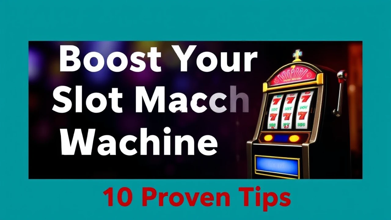 Boost Your Slot Machine Winnings: 10 Proven Tips