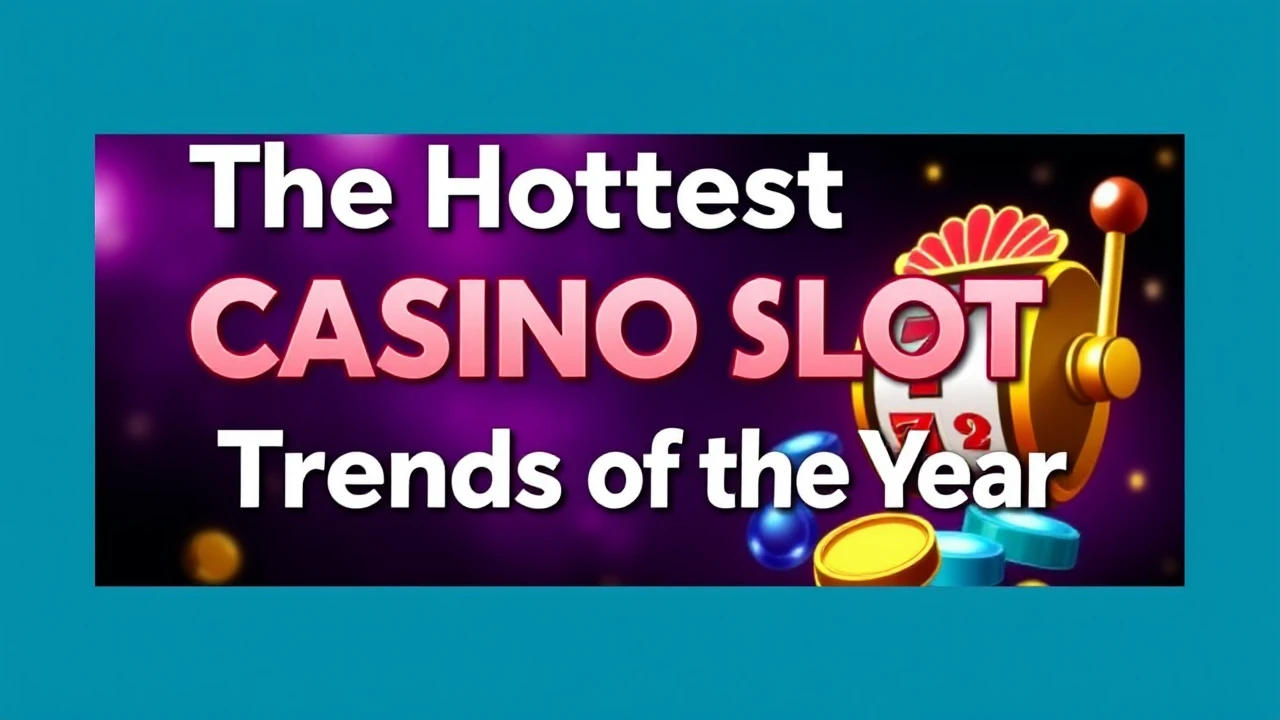 The Hottest Casino Slot Trends of the Year
