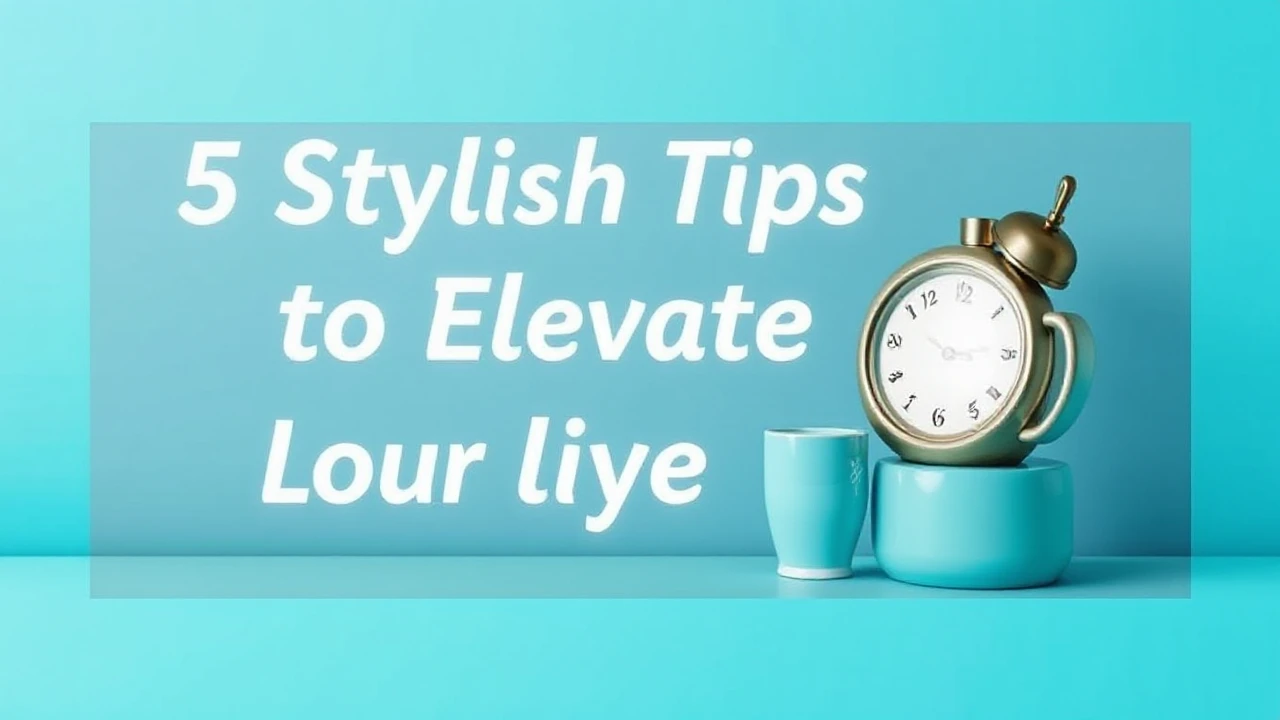 5 Stylish Tips to Elevate Your Lifestyle