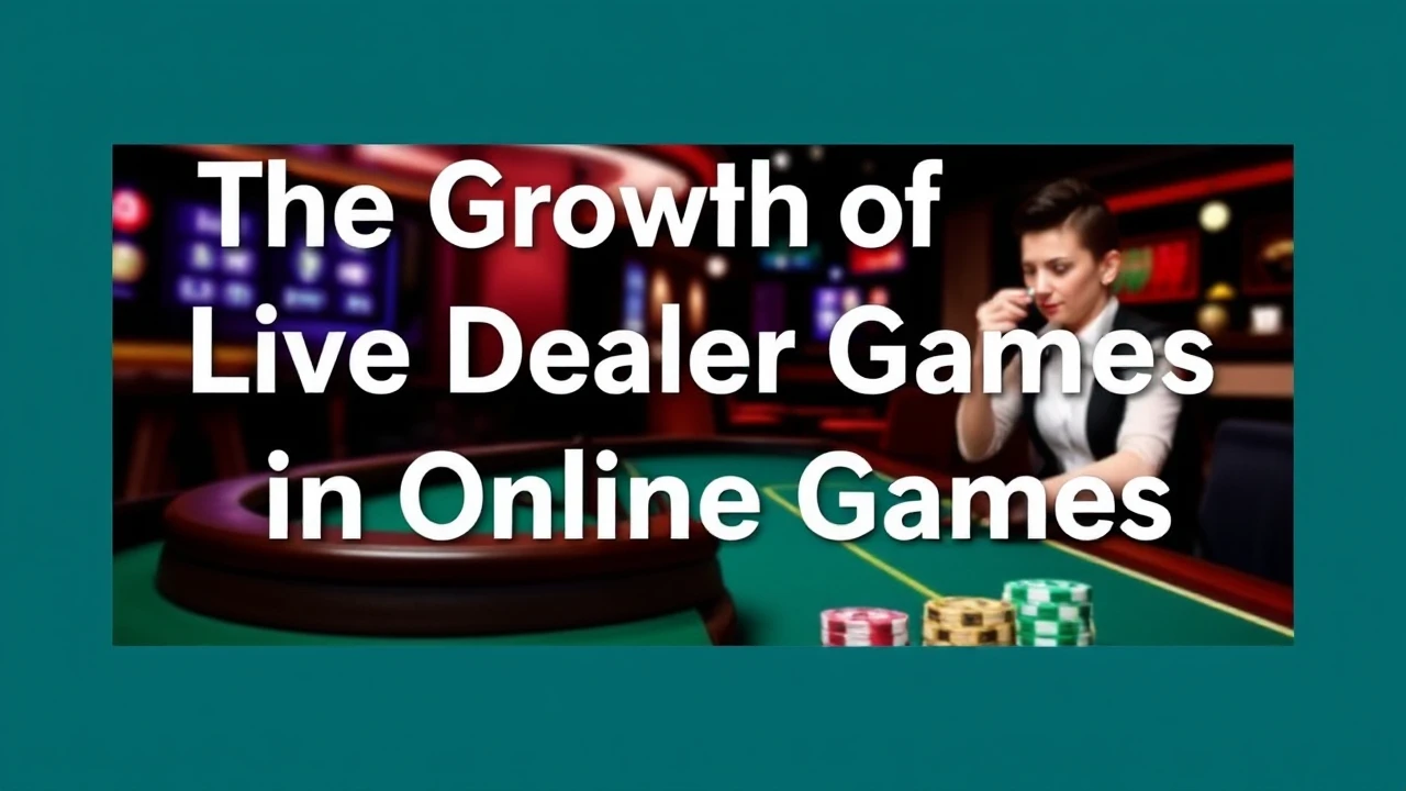The Growth of Live Dealer Games in Online Casinos