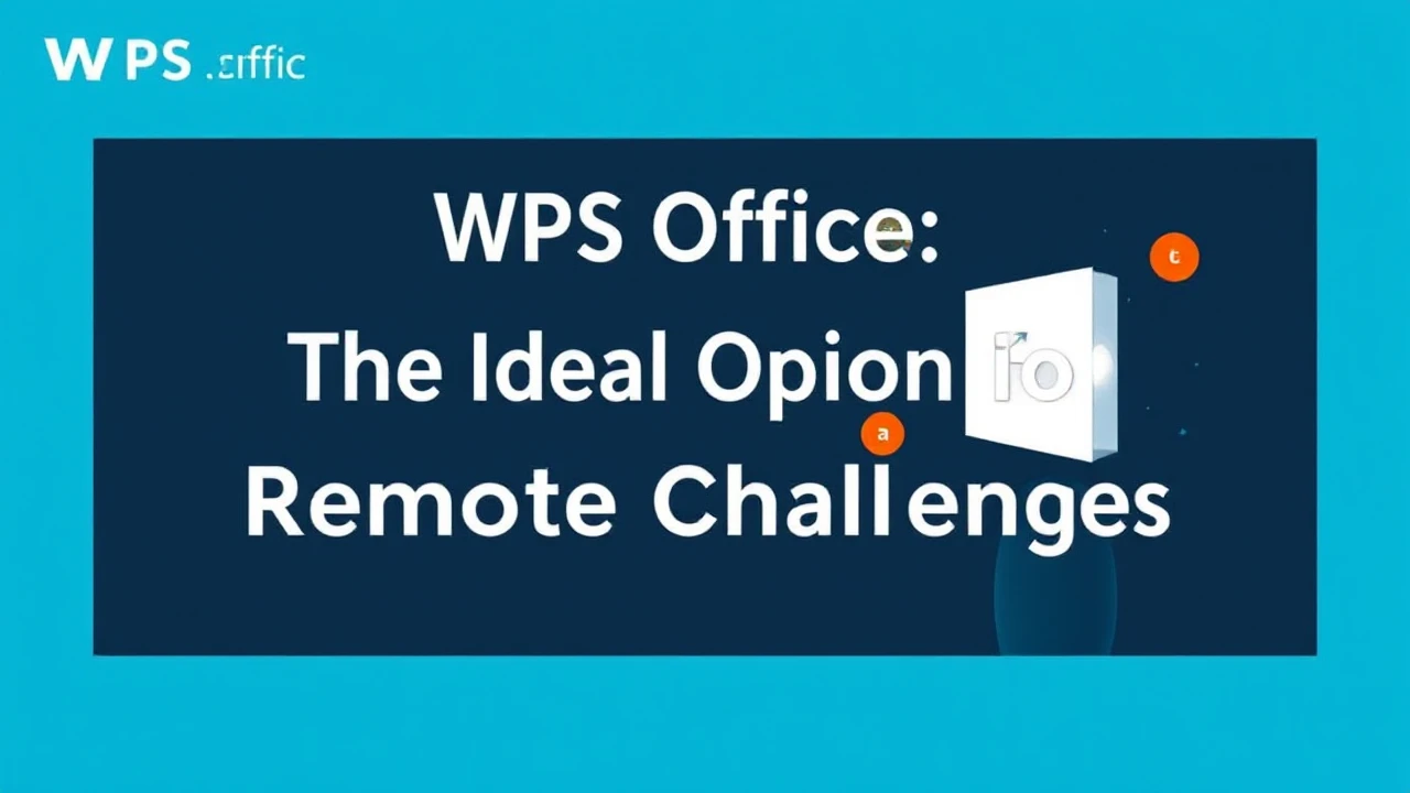 WPS Office: The Ideal Option for Remote Working Challenges