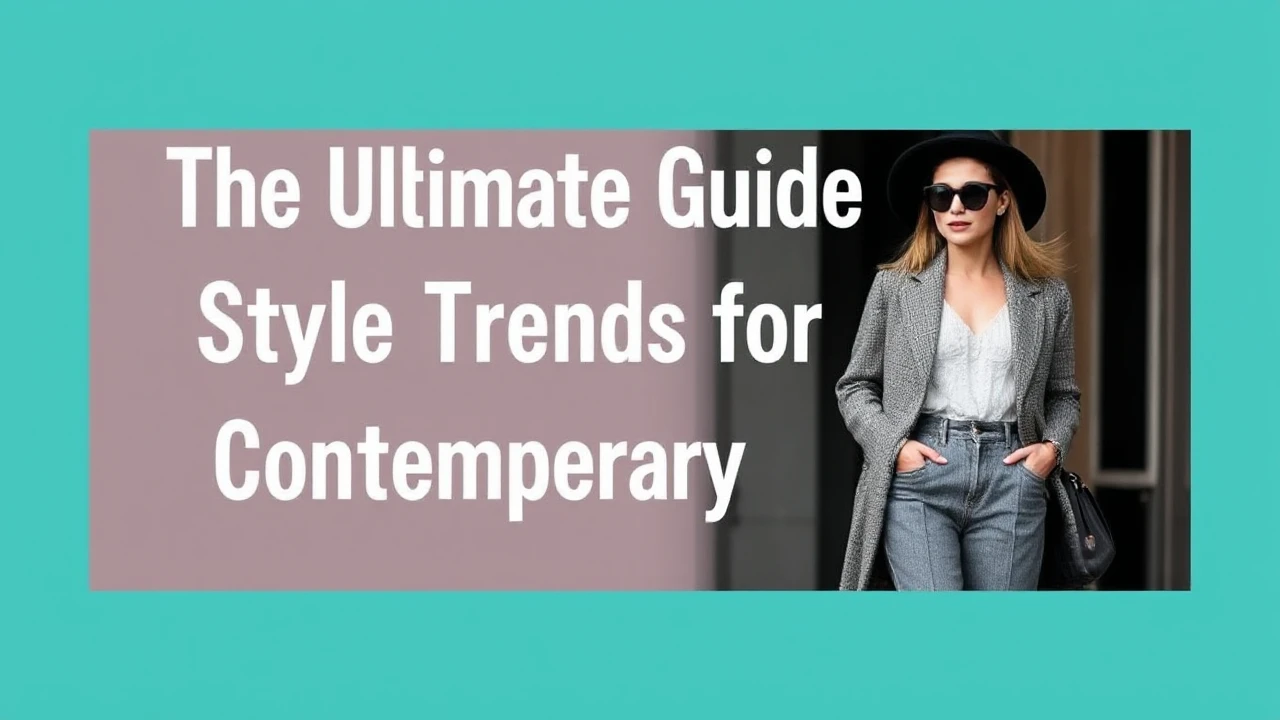 The Ultimate Guide to Style Trends for Contemporary Females