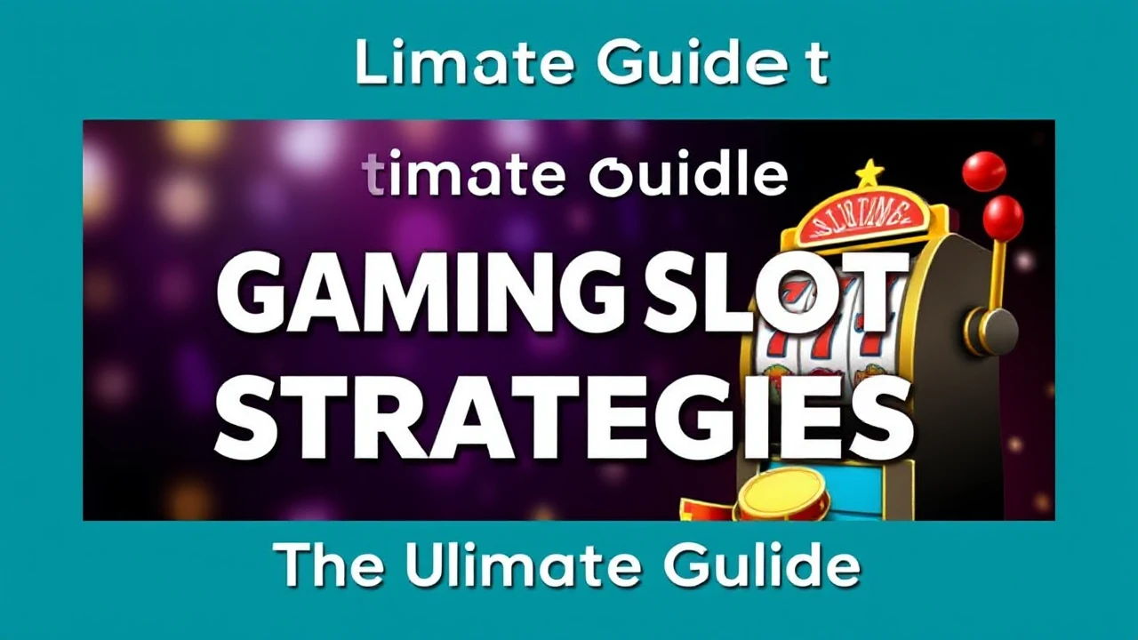 The Ultimate Guide to Gaming House Slot Strategies